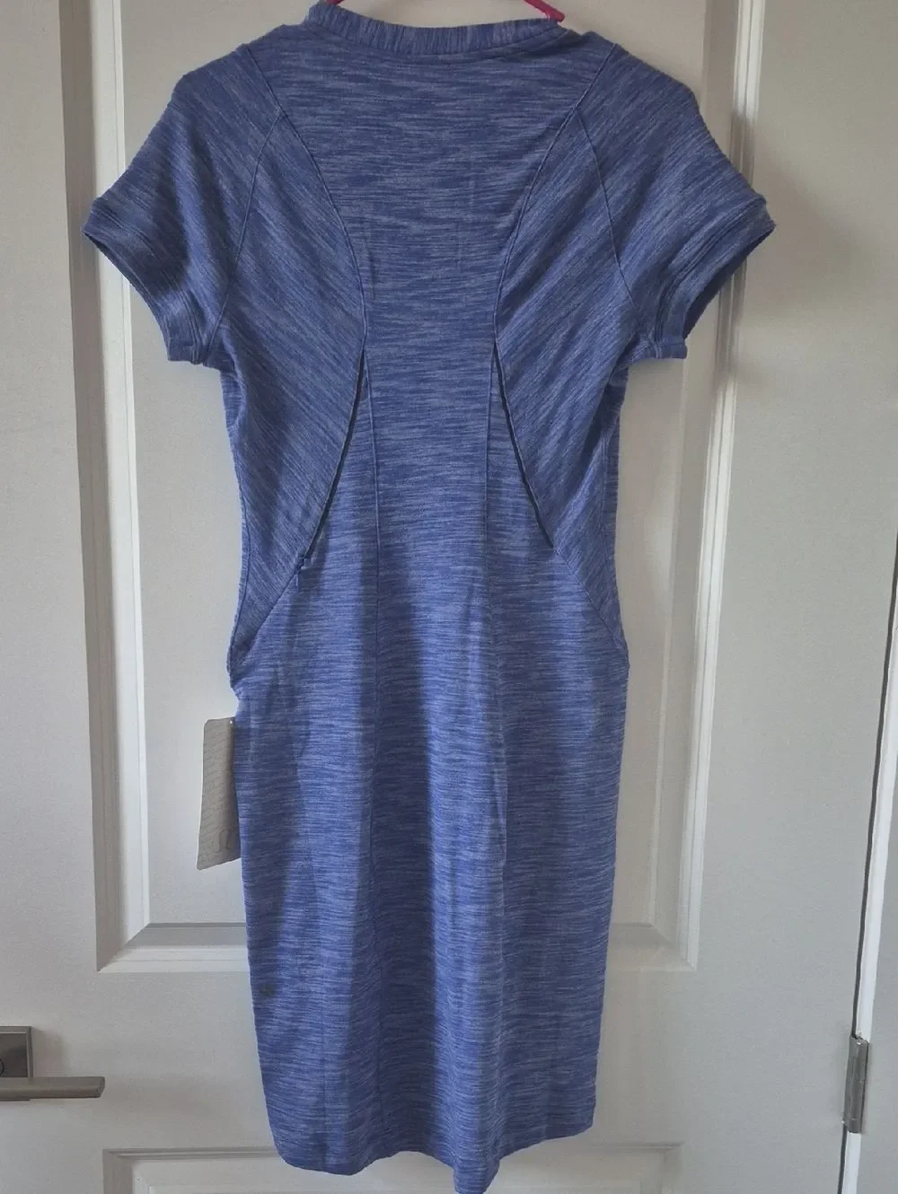Lululemon & Go Where To Mini Dress Blue Heather 6 Nwt